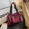 Bolsa de Viaje, Bolso de Mano para Hombre, Bolsa de Equipaje de Viaje de Gran Capacidad, Bolsa Deportiva, Tela Oxford, Impermeable, Portátil y Ligera