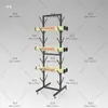 Suporte de Exibição Gatling, Suporte de Espada, Porta-Espada, Rack de Armazenamento de Chão, Rack de Exibição Horizontal com Múltiplos Furos