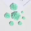 Acessórios Pequenos de Resina Rosa Simulada Camélia Cola Cremosa Acessórios para Joias DIY Charms para Tamancos Materiais para Nail Art