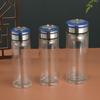 Vaso de Agua de Vidrio de Borosilicato de Doble Capa con Filtro y Tapa, Taza de Té de Gran Capacidad, Taza de Regalo, Taza de Té de Flores, Separación de Té y Agua