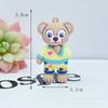 Llavero de Lina Bell de Dibujos Animados Muñeco de Goma Suave Accesorios Zorro Pequeño Stellalou Oso Duffy Colgante para Mochila para Estudiantes
