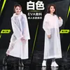 Capa de chuva EVA não descartável moda poncho de caminhada ao ar livre viagem portátil espessada longa peça única capa de chuva atacado