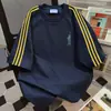 Camiseta Retro de Estilo Coreano con Diseño de Nicho de Longitud Media y Mangas Cortas para Mujer Verano Nuevo Casual Holgado Top Vintage