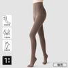 Leggings de Rayas Verticales para Mujer, Otoño e Invierno, Forrado de Felpa, Engrosado, Adelgazamiento por Presión, Leggings de Exterior, Antideslizantes, Pantimedias Grises
