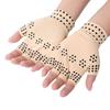 Guantes de Presión Equilibrada para Articulaciones Hechos en Fábrica, Textura Rugosa, Medio Dedo, Antideslizantes, Suaves, Transpirables, para Deportes al Aire Libre, Fitness y Ciclismo
