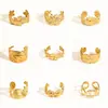 Pulseras de Moda Transfronterizas Europeas y Americanas con un Diseño Minimalista, Joyería de Estilo Metálico de Gama Alta Irregular Hueca