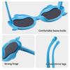 Nuevas gafas de sol de silicona con dibujos animados para niños, personalizadas, con forma de pez, para viajes y protección solar ZD23006