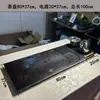 Bandeja de té de piedra negra sintética para uso doméstico, integrada con tetera, juego de oficina totalmente automático, bandeja de té de piedra integrada