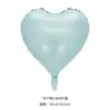 Globos de Aluminio en Forma de Corazón de Color Claro de un Solo Color para Bodas y Fiestas, Globos de Aluminio en Forma de Corazón al por Mayor