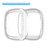 Funda Protectora Adecuada para Fitbit Versa3/Sense, Nueva, Inteligente, de Doble Fila, con Diamantes Brillantes