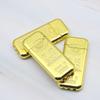 MF340 mini rueda de amolar lingote de oro encendedor de llama abierta creativo corriendo Jianghu ultra-delgado forma de ladrillo de oro encendedor inflable