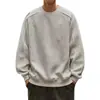 Moletom Masculino Simples com Estampa de Letras Americanas para Primavera e Outono, Tendência Casual, Combinação de Cores Versátil, Jaqueta Masculina High Street