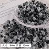 La primavera se acerca Jade Roto Sentido Gradiente Vidrio Vidrio Cuentas Redondas Hecho a Mano DIY Pulsera Collar Joyería para Orejas Cuentas