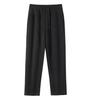 Pantalones de Chándal de Pierna Ancha de Algodón de 320 g Estilo Primavera y Otoño para Hombre Color Sólido Holgados Casuales Pierna Recta Dobladillo Plano Largos