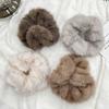 Diadema de Felpa Imitación de Visón para Otoño e Invierno para Mujer 2025 Nuevo Estilo Goma para el Cabello Cuerda Elástica Alta para el Cabello Accesorios para el Cabello