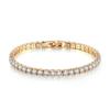 Conjunto Combinado Ajustável de 4mm Mais Vendido Puxar Pulseira de Zircônia de Tênis Transfronteiriça Atacado Moda Pulseira Versátil