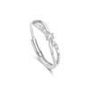Difeng s999 Silver Planet Travel Couple Ring Fashion All-match Light Luxury Ring Zircon Ring Abertura ajustável