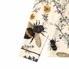 Europa Transfronteriza Comercio Exterior Temporada Primavera y Otoño 2026 Pijamas Mujer Temporada Primavera y Otoño Manga Larga Estampado de Abejas Ropa de Casa Venta Directa de Fábrica
