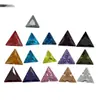 3X3~8X8Mm 5A Wuzhou Piedra Preciosa Artificial Triangular Ángulo Recto Zircón Colorido Zirconia Cúbica Sintética Cuentas Sueltas