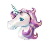 Nuevos Populares Globos de Papel de Aluminio de Caballo Baoli de Tamaño Grande y Mediano Globos de Papel de Aluminio de Colores con Forma de Unicornio