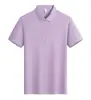 01Camisa polo, seda gelada, verão, corporativa, respirável, 10 femininas mesmo estilo, manga curta piquet, masculina gola padre manga curta, 88 Liocel 2