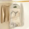 Bolsa de almacenamiento para el hogar para ropa interior y calcetines, bolsa de almacenamiento colgante, bolsa de red colgante para almacenamiento de ropa interior, organizador de armario para dormitorio