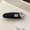 Corea del Sur Lujo Ligero Sentido de Alta Gama Brillo Fino Clip de Pato con Pedrería Dulce Moda Clip para Flequillo Lateral Pasador Roto Accesorios para el Cabello