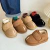 Sapatos de Algodão Infantil 2025 Inverno Novo Estilo Sapatos de Bebê para Meninos Botas de Algodão Quentes Forradas com Lã para Meninas Botas de Neve Curtas para Crianças