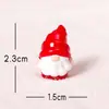 Adornos de Duende Navideño para Exportación Transfronteriza Paisajismo de Nieve Decoración de Resina para Coche Escritorio Manualidades DIY Accesorios
