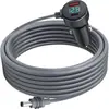 Cargador de coche con pantalla digital de cuarta generación más vendido de Amazon, cable de alimentación impermeable de 30V, cargador multifuncional tres en uno