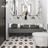Azulejo pequeño 300x300 simple fresco azulejo balcón patio baño baño azulejo de piso antideslizante Nórdico celebridad de internet