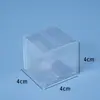 Caixa de embalagem de pvc cor pet personalizada impressão transparente caixa plástica probiótica pp twill fosco dobrável caixa plástica de presente personalizada