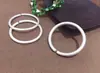 Plata de Ley 999 Pie de Plata Abierto Hueco Pulido Plata Pulsera Cerrada Pulsera Gruesa y Rugosa para Mujer Celebridad de Internet Pulida
