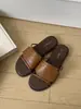 Primer Encuentro con el Nuevo Estilo Casual Sandalias Planas de Tira Fina con Punta Abierta para Mujer, Pantuflas Cómodas de Suela Suave para Uso en Casa y al Aire Libre