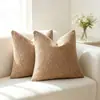 Capa de almofada para cabeceira de cama estilo nórdico Amazon, capa de almofada para cadeira, capa de almofada quadrada, capa de almofada dupla face de pelúcia em forma de anel