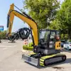 Excavadora Pequeña Multifuncional Ht65 Excavadora Agrícola para Huertos Excavadora Pequeña para Embellecimiento Municipal Exportación Transfronteriza