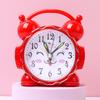 Reloj despertador digital de plástico simple para niños, pequeño despertador de escritorio creativo de fábrica al por mayor, tienda departamental al por mayor