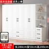 Armario de madera maciza completo para dormitorio, armario infantil de montaje sencillo, estilo europeo, para alquiler, armario grande, personalización
