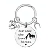Amazon Llavero Transfronterizo para Amantes de los Caballos Regalo para Amigos Llavero de Acero Inoxidable Regalo de Ánimo Inspirador