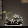 Bico de cerâmica para barra de fluxo de água, ornamento de fonte de água, decoração de fonte de água para mesa, acessório de fluxo de água para oxigenação de aquário