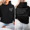 Nuevo Sudadera con Capucha Estampado Eres Suficiente Otoño Casual Ropa Deportiva