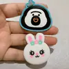 Plástico Blando Cabeza de Animal de Dibujos Animados Agujero Zapato Flor DIY Funda de Teléfono Móvil Taza de Agua Parche Pegatina de Pared Accesorios para el Cabello Accesorios Material Al Por Mayor