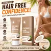 Comércio Exterior Transfronteiriço Pele Suave Amigável Extrato de Coco Hidratante Eficaz Depilação Suave Coco Sedoso Creme Depilatório 60g