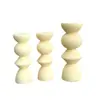 Vela Perfumada de Columna Romana Rayada Geométrica Molde de Silicona Mueble DIY Adorno Tridimensional Molde de Yeso Columna Romana