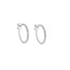 Pendientes Circulares Europeos y Americanos Transfronterizos Desmesurados con Pedrería de 1.5 mm, Pendientes de Cadena con Garras de Diamante Completo, Sexys, Modernos y Únicos
