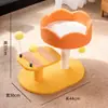 Marco de Escalada para Gatos con Forma de Abeja de Moda Rascador Bola de Sisal Tabla Rascadora Vertical para Gatos Árbol para Gatos Juguete para Gatos