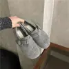 Sandálias Birkenstock estilo retrô floresta, forradas com fleece, para mulheres, nova coleção outono/inverno 2025, mocassins e sapatos de camurça com sola macia