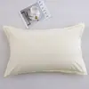 Fundas de almohada de algodón 100% cepillado 48x74 cm, juego de dos, fundas para cojines de algodón puro para adultos, tamaño grande 50x80 cm, pieza única