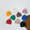 Chapéu de Bico de Bebê Colorido Doce Fresco Chapéu de Lã Ocidental com Proteção de Orelha Quente para Outono e Inverno