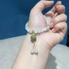 Pulsera de Jade Tianshan con Cuentas de Calabaza, Simple y Versátil, Pulsera Fresca para Mujer, Joyería de Suministro en Vivo